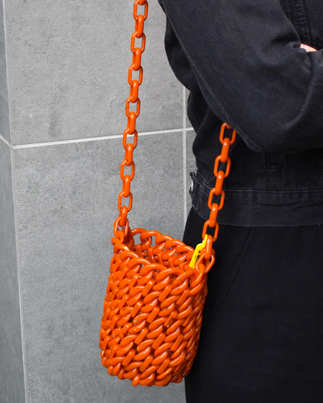 Borsa a tracolla in resina Jar