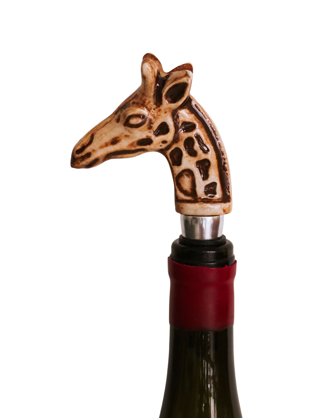 Giraffe bottle stopper
