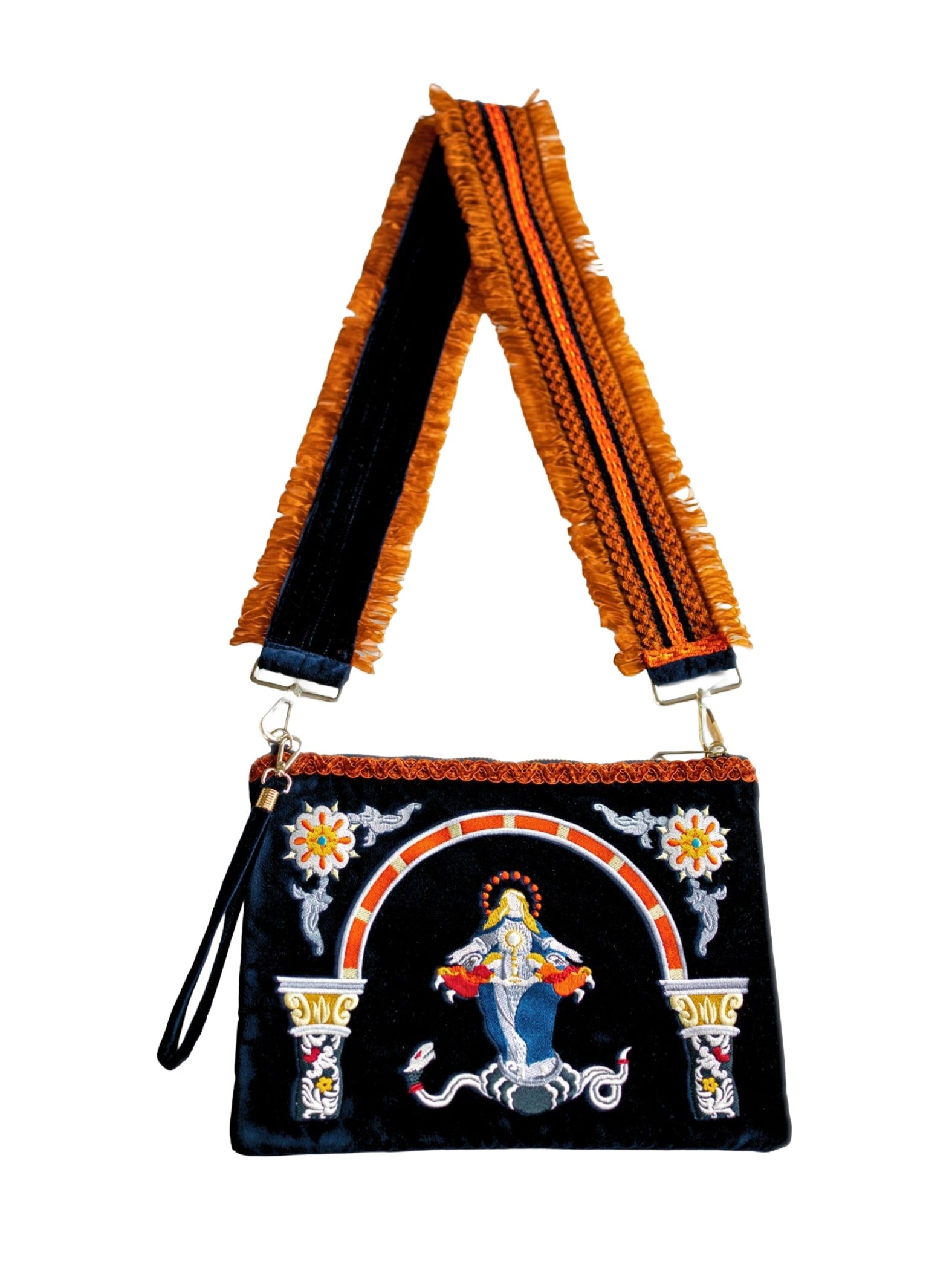 Embroidered Clutch Bag - Immacolata