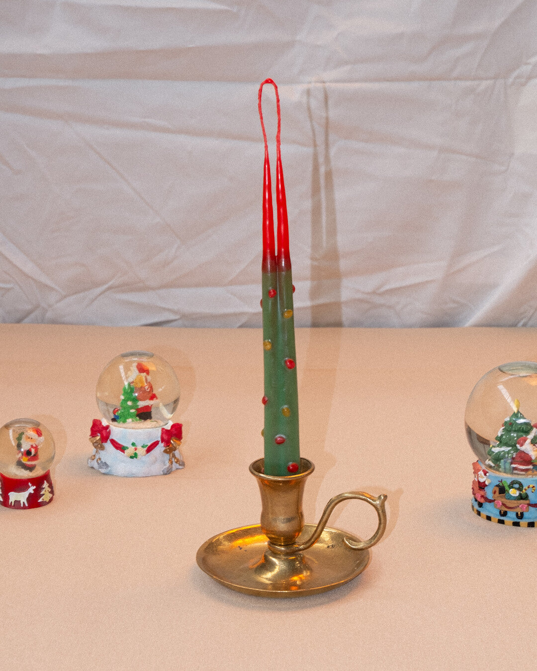 Alba Pralina - handmade stick candle