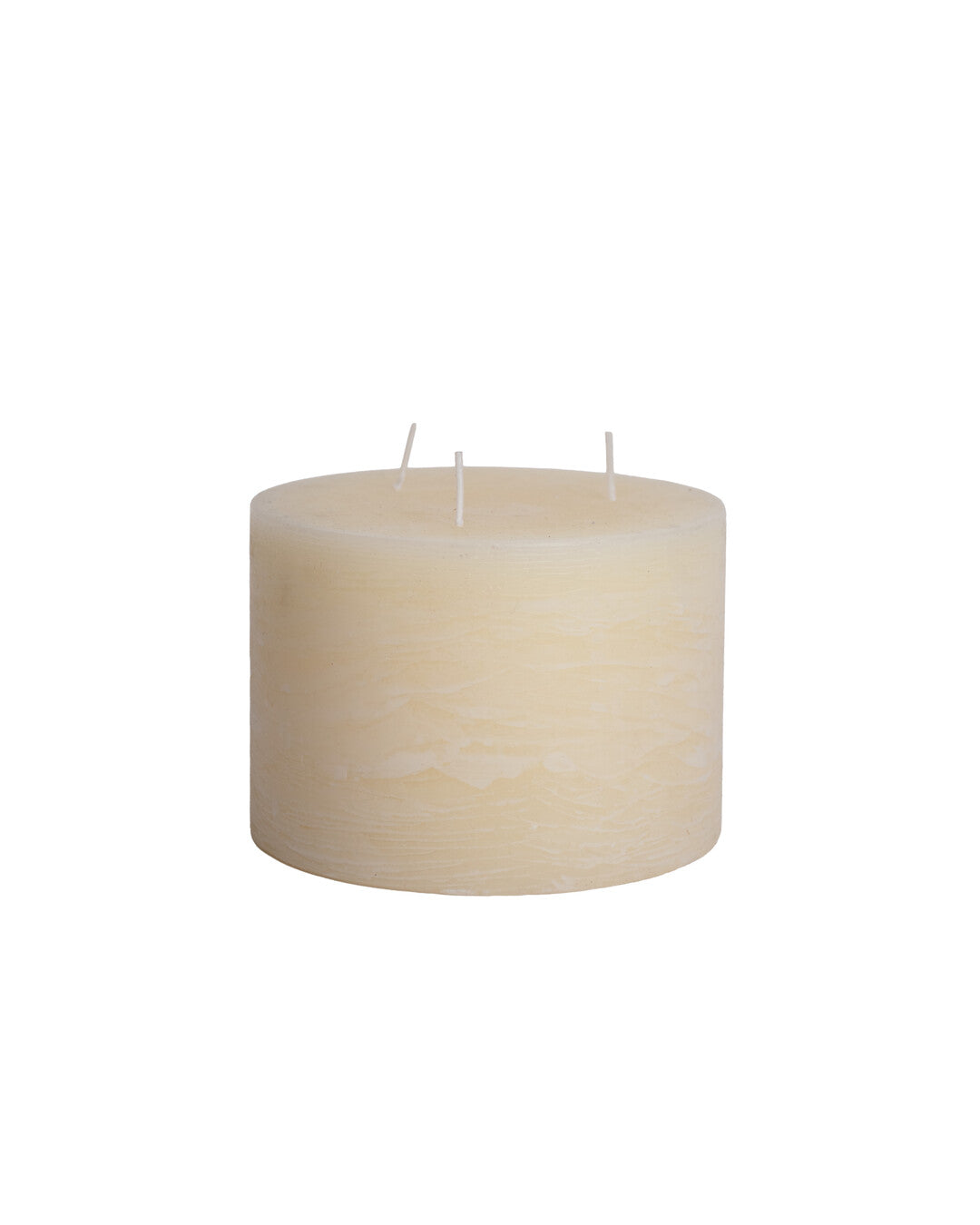 Big candle 3 wicks Cream White