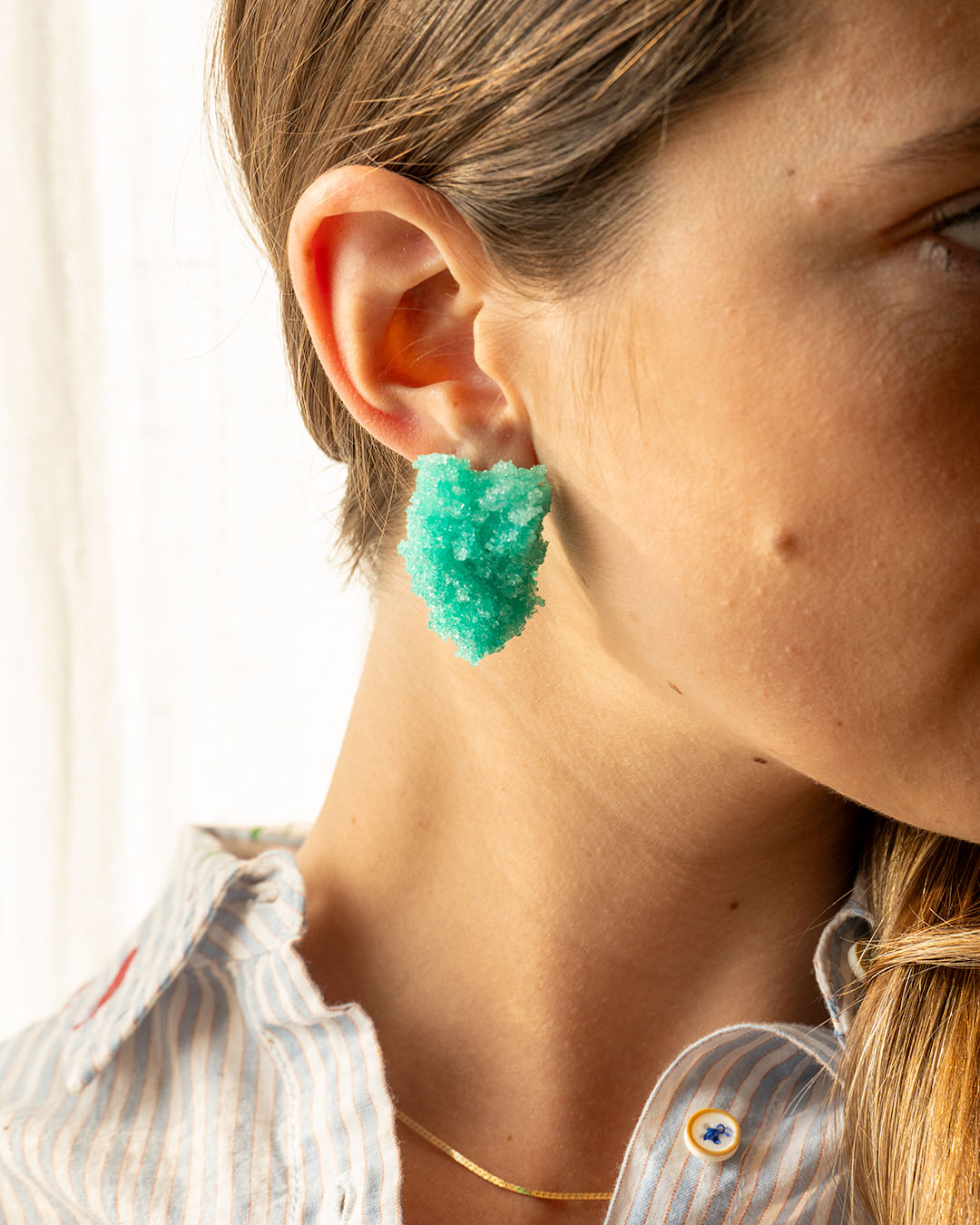 Sugar Earrings - Bright green - Carla Movia