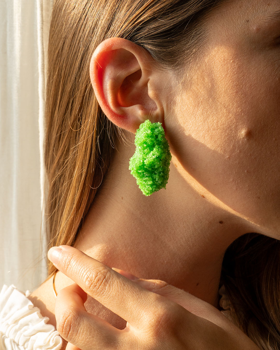 Sugar Earrings - Spinach - Carla Movia
