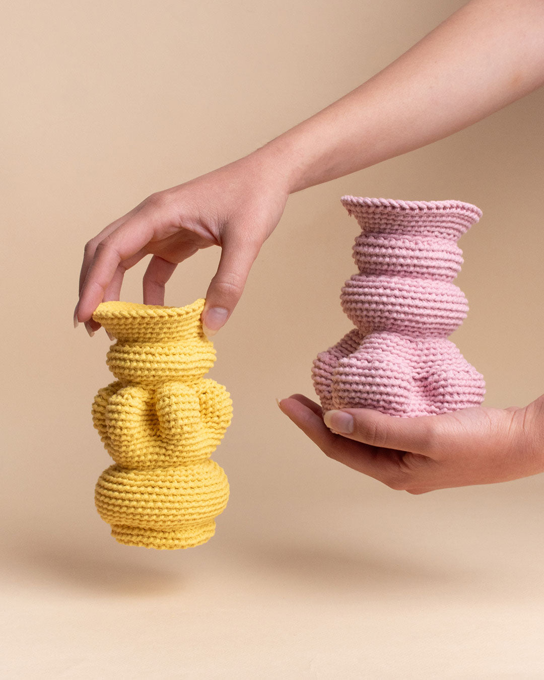 Bob vase crochet Carmine Marini