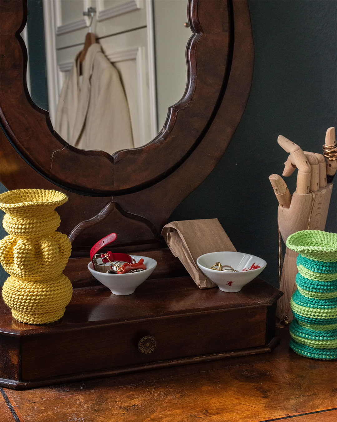 Tina vase crochet Carmine Marini