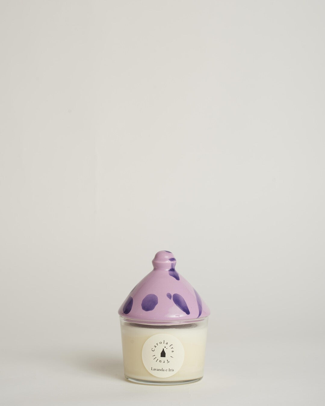 Lavanda & Iris - Trullino Candle with ceramic lid