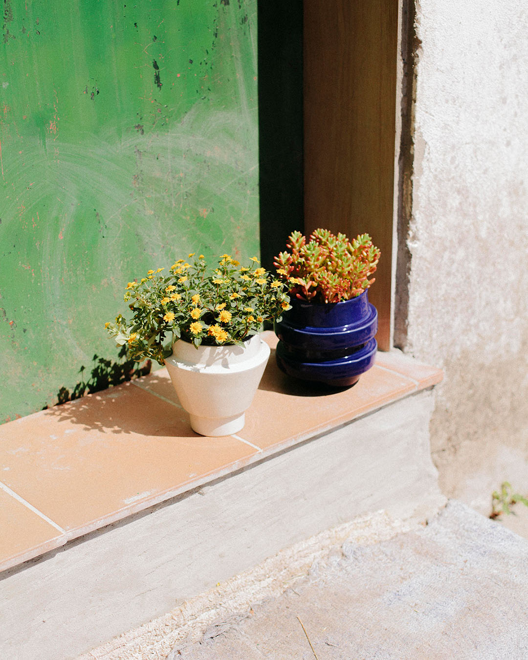 Glazed Boia Clay Pot - Blue