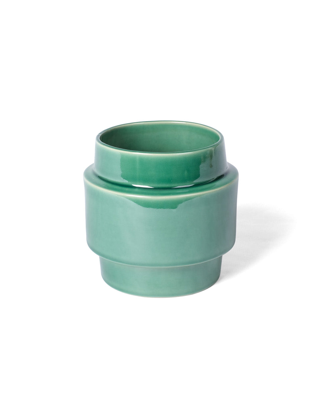 Glazed Boia Clay Pot - Green