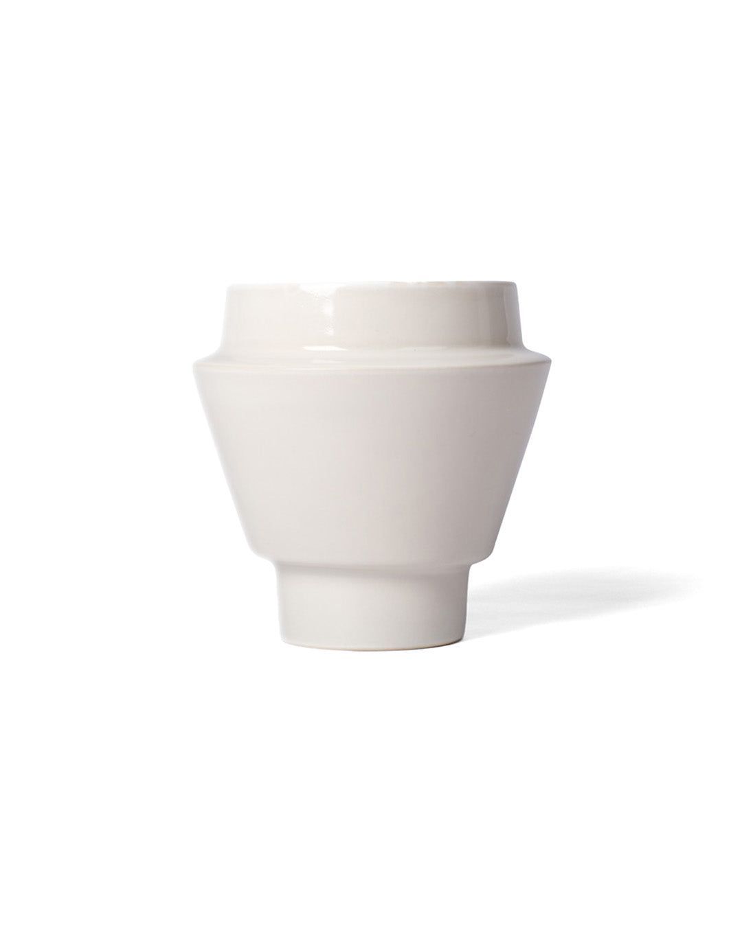 Glazed Boia Clay Pot - White