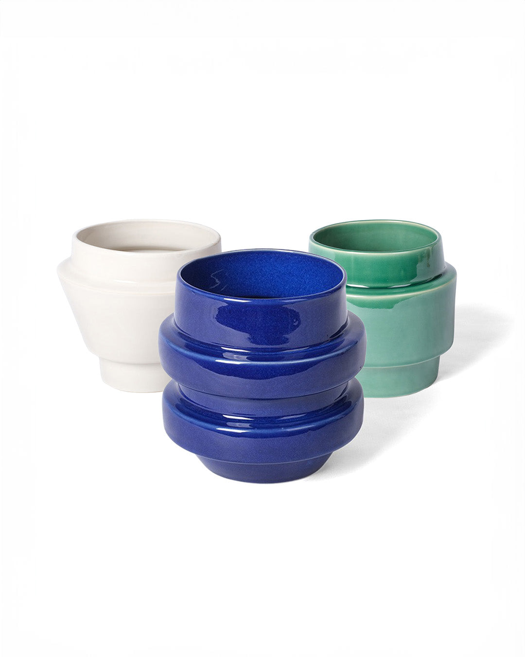 Glazed Boia Clay Pot MIX - Set of 3 (-16%)