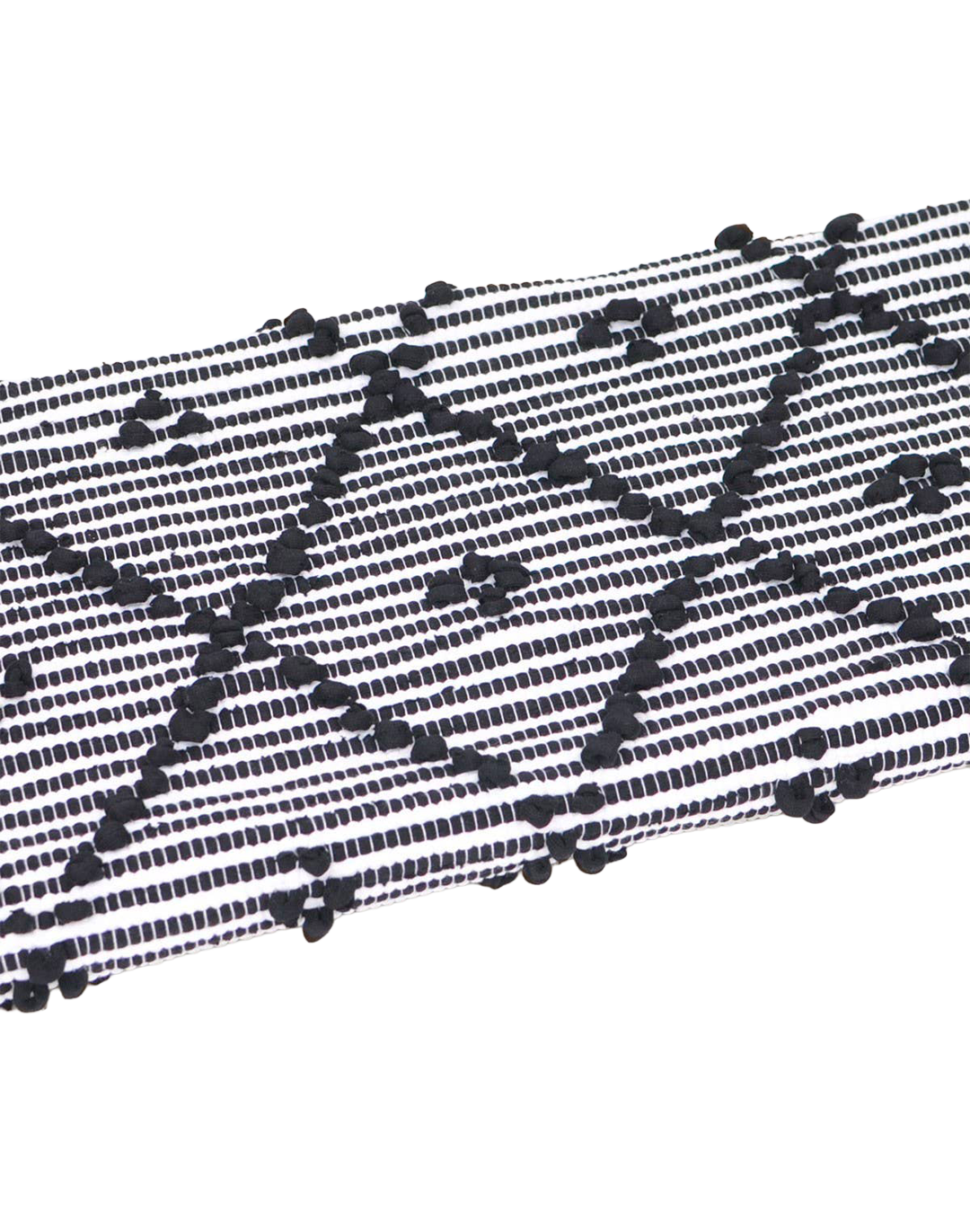 Handwoven striped rug
