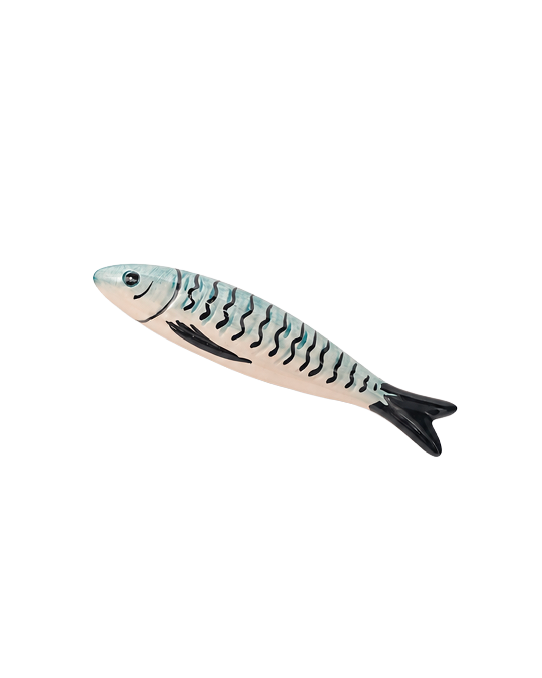 Hand-painted ceramic sardine