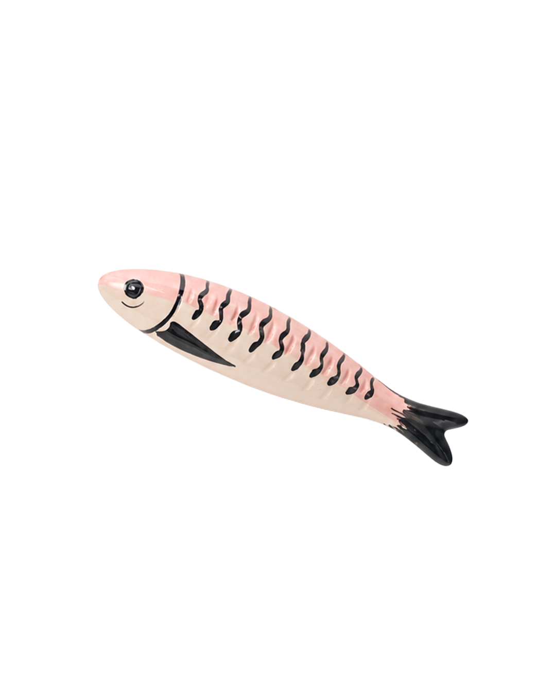 Hand-painted ceramic sardine