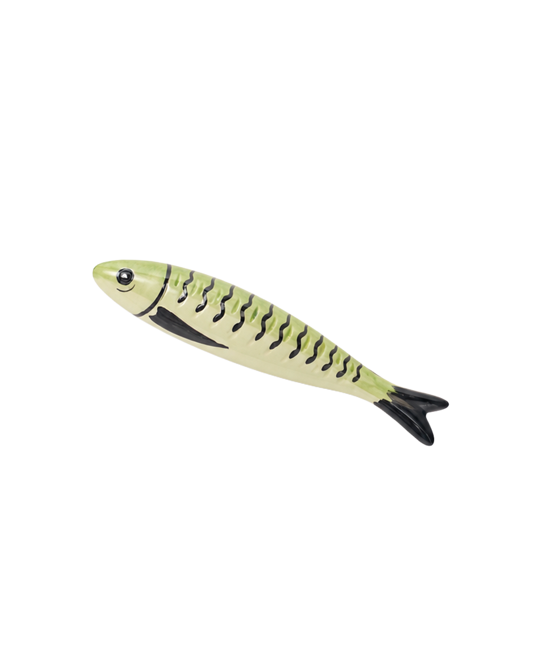 Hand-painted ceramic sardine