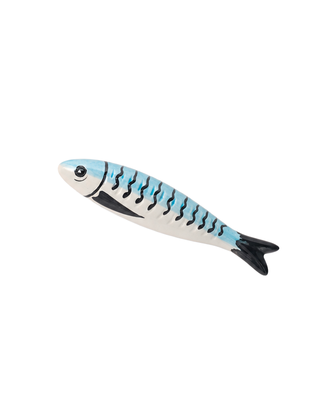 Hand-painted ceramic sardine