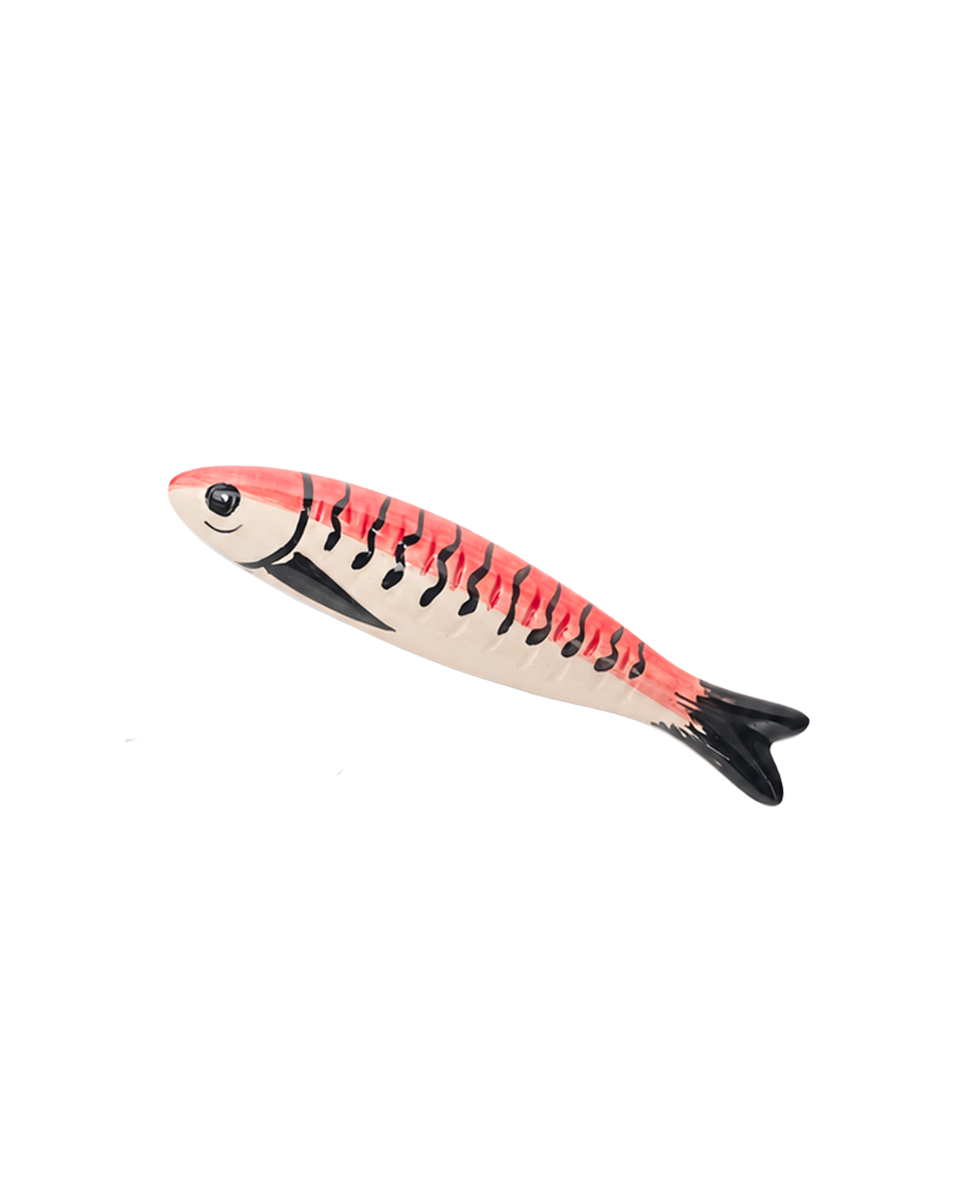 Hand-painted ceramic sardine