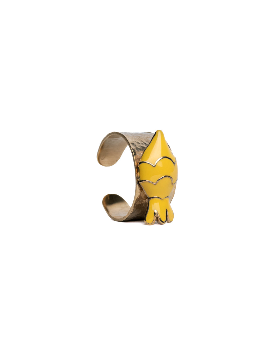 Gino Fish Ring Gold Handmade handcrafted jewelry fun colorful
