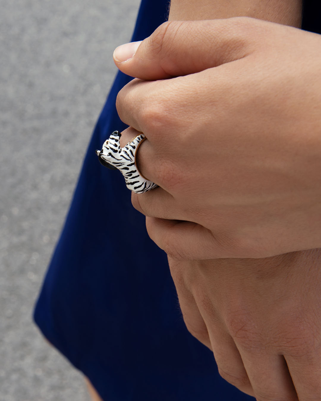 Marta Zebra Ring - Chic Ping