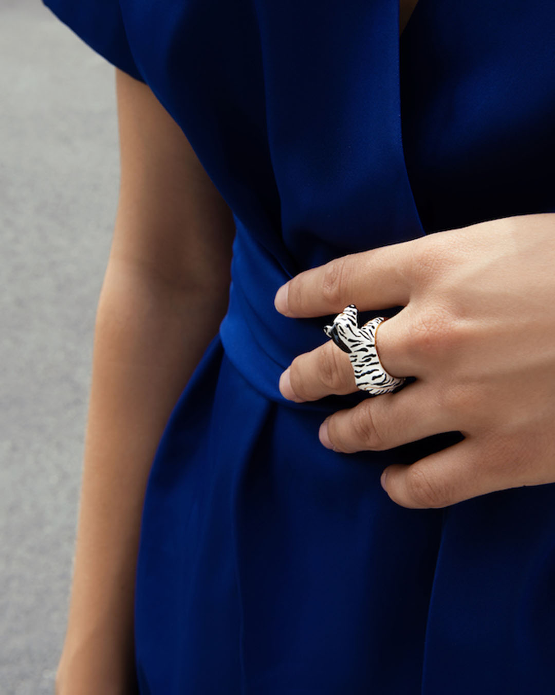 Marta Zebra Ring - Chic Ping