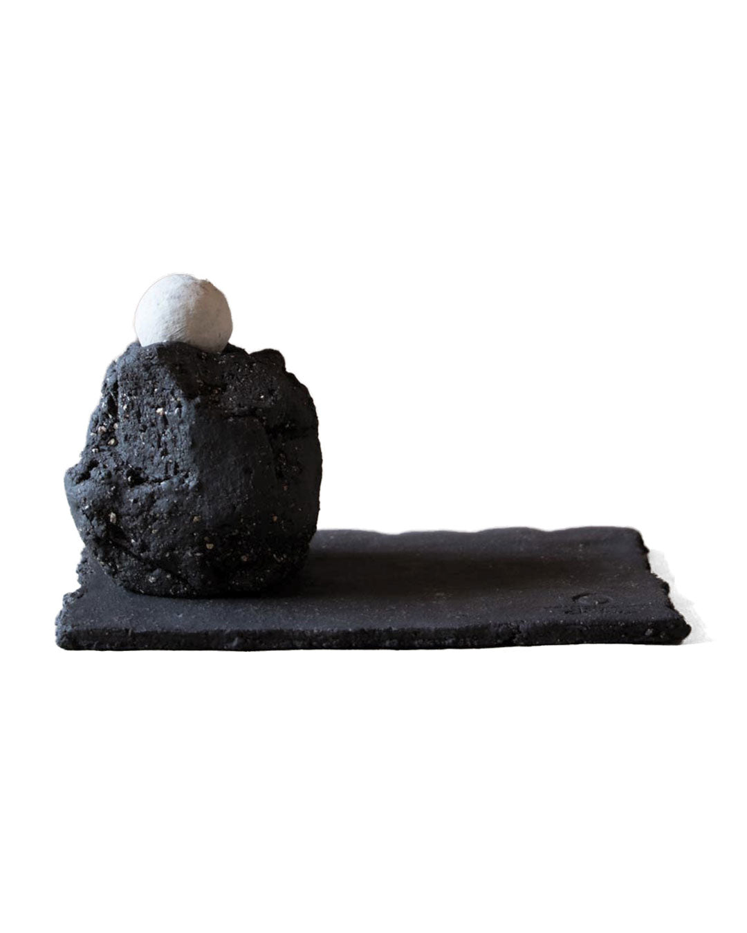 Nomad Luna - Rising moon incense burner ceramics Claire Lune