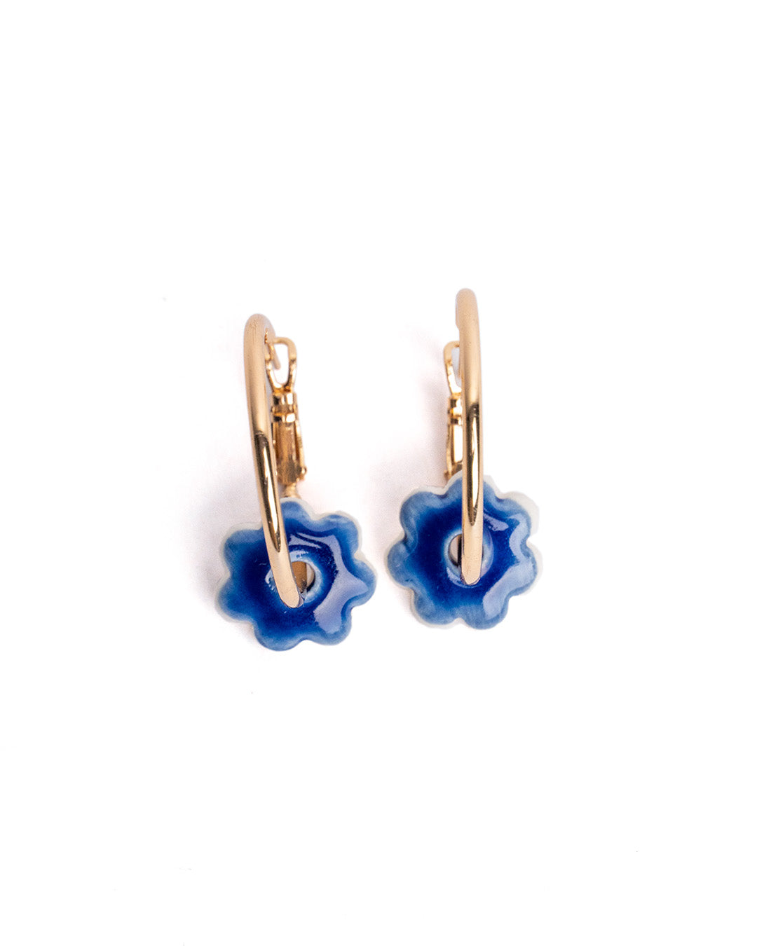 Mini Flower Porcelain Earrings