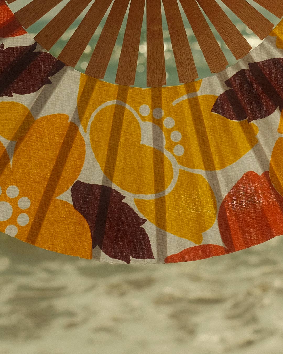 Fan Vintage Upcycled handmade handcrafted