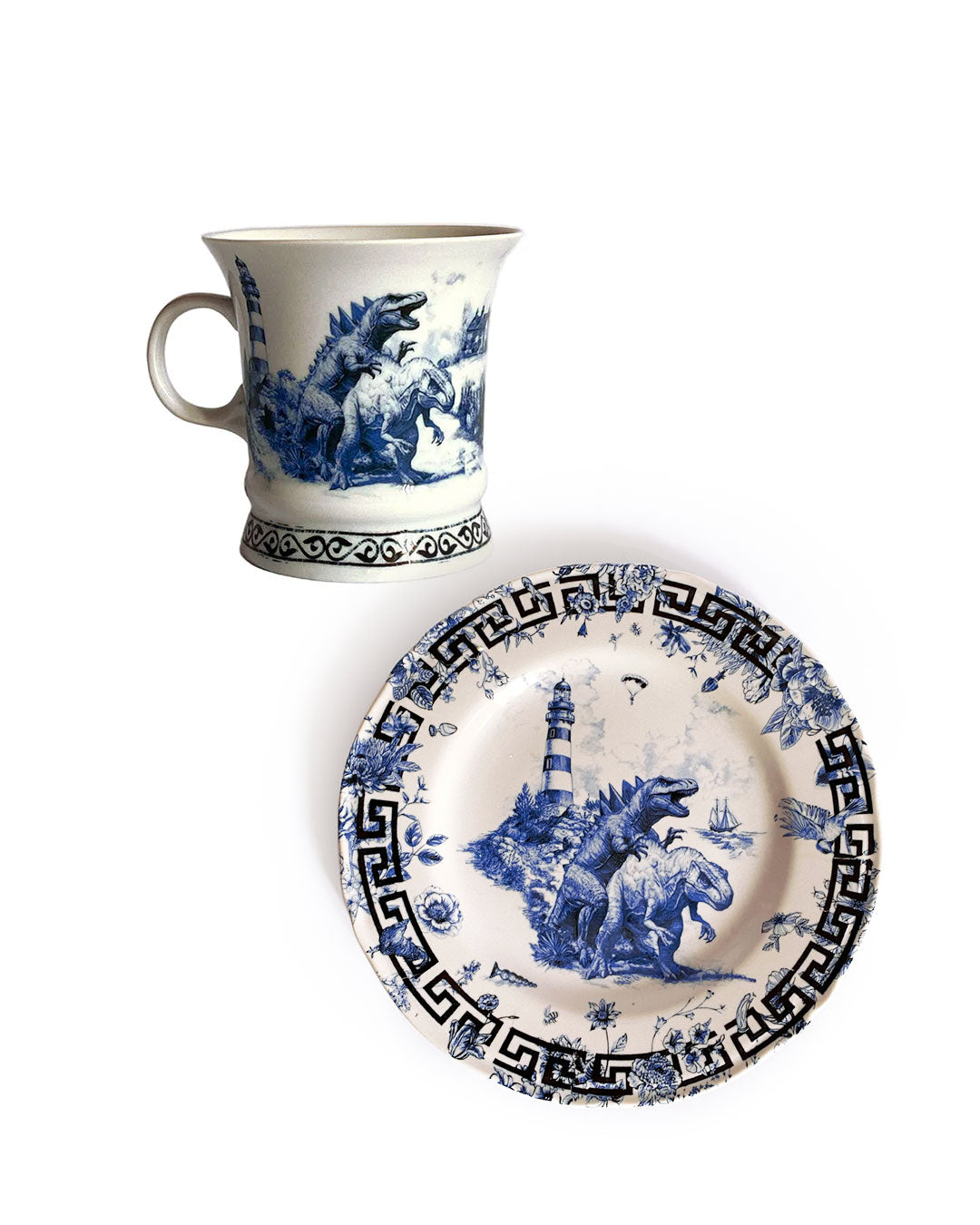 Dino obsession | Mug & Plate bundle