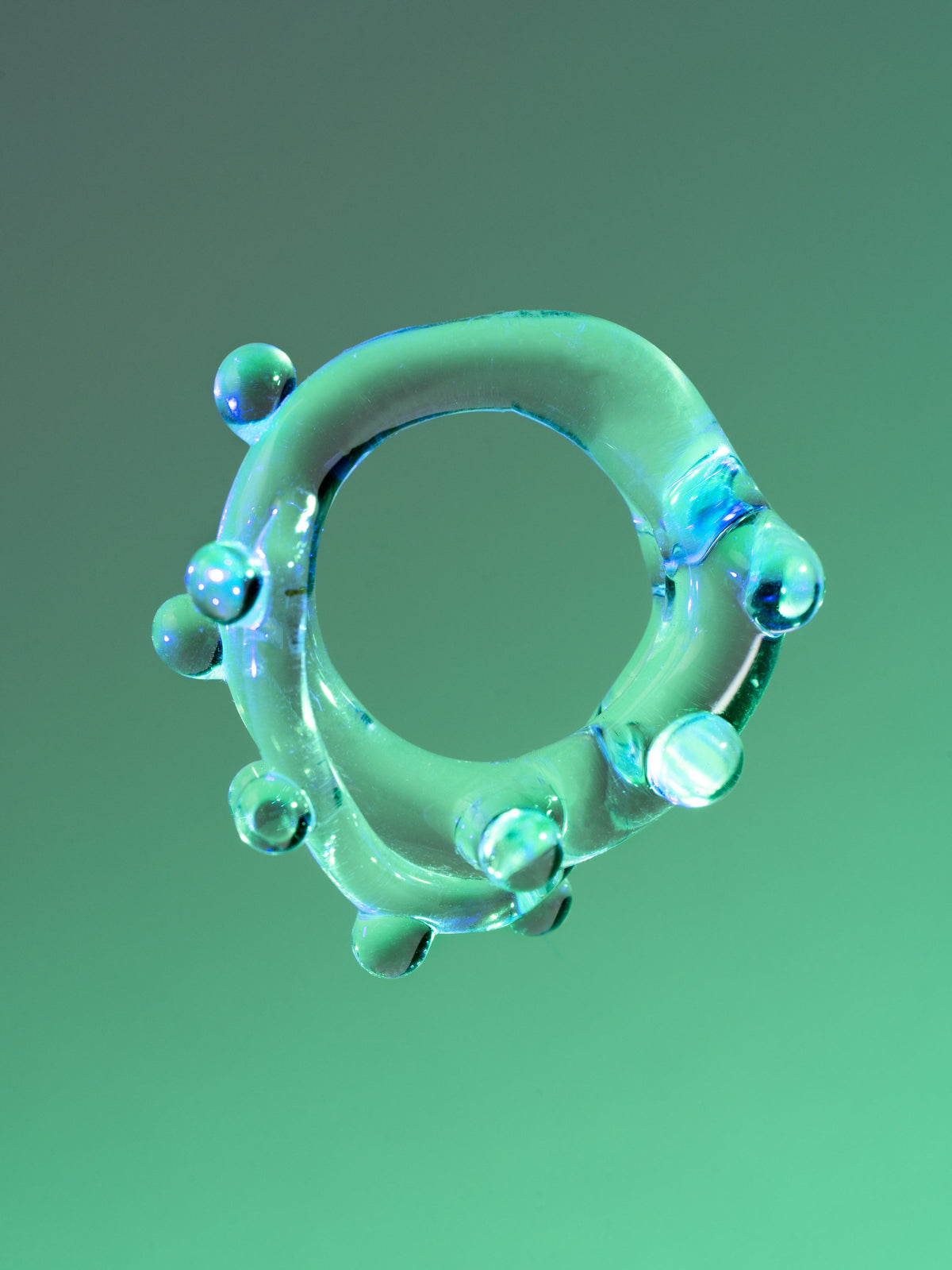 Cry Clear Murano glass ring