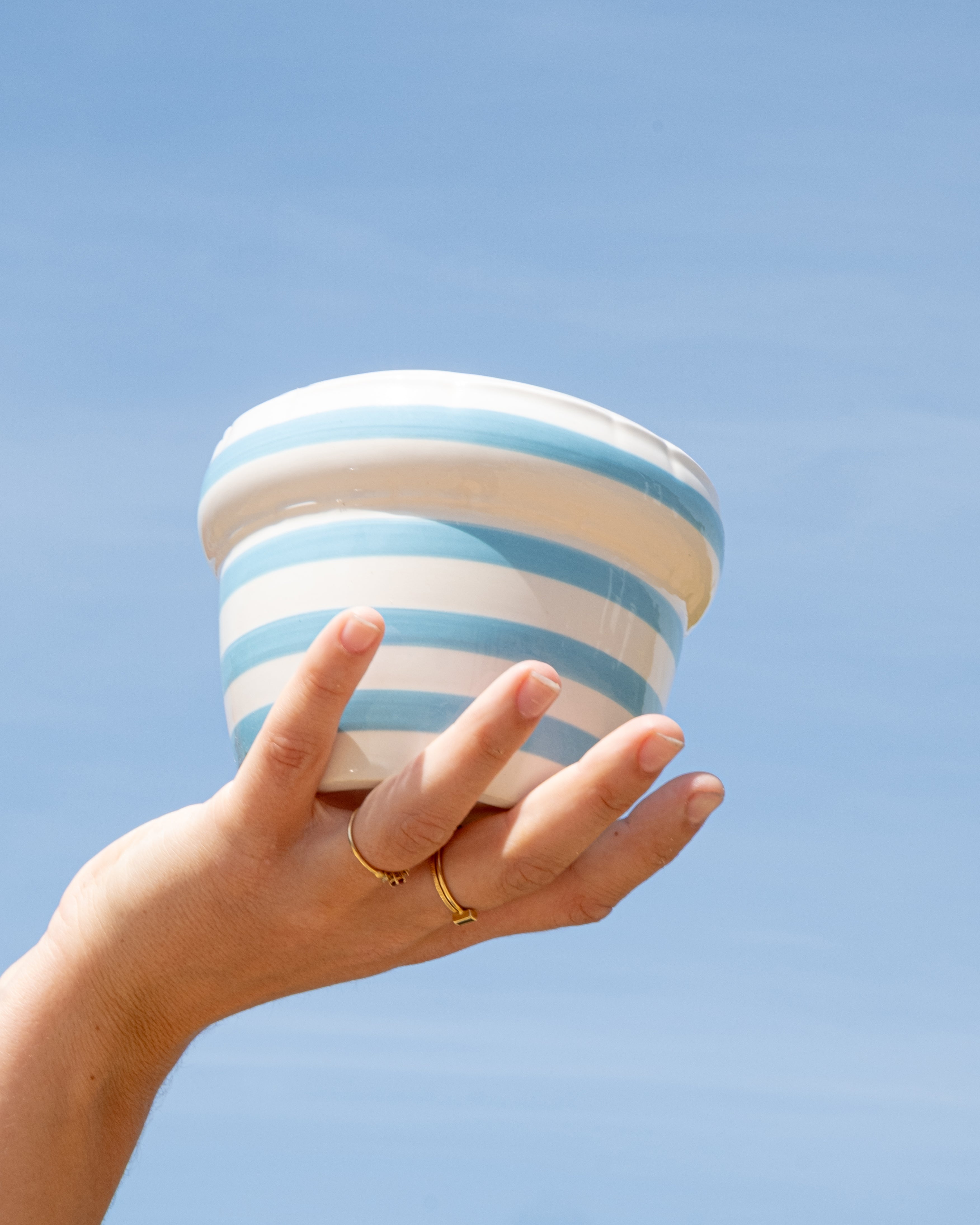 Louis small planter stripes