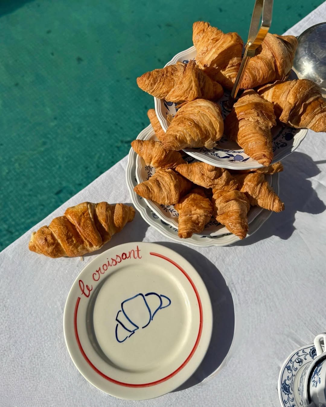 Le croissant plate