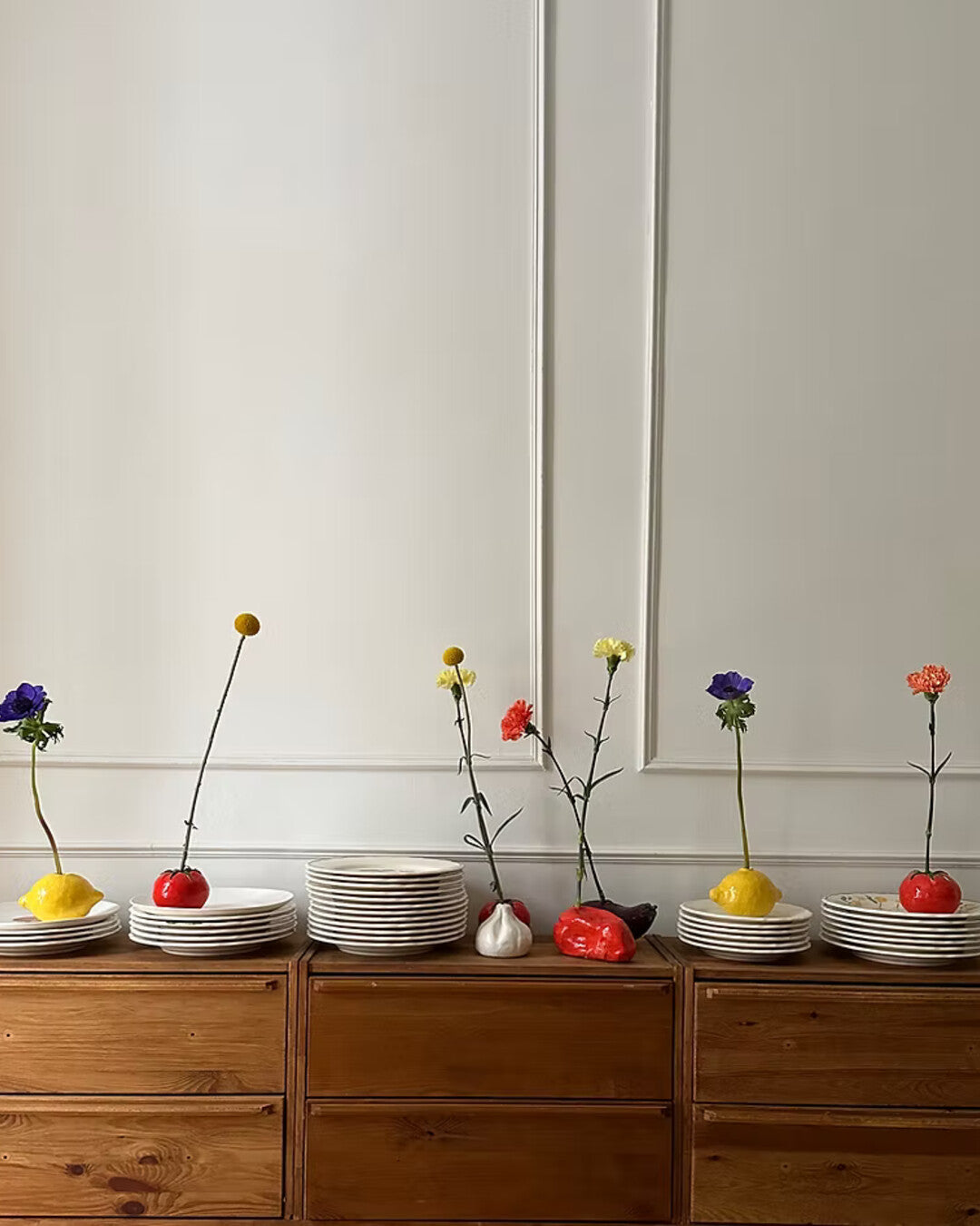 La Plage plates MIX - Set of 4