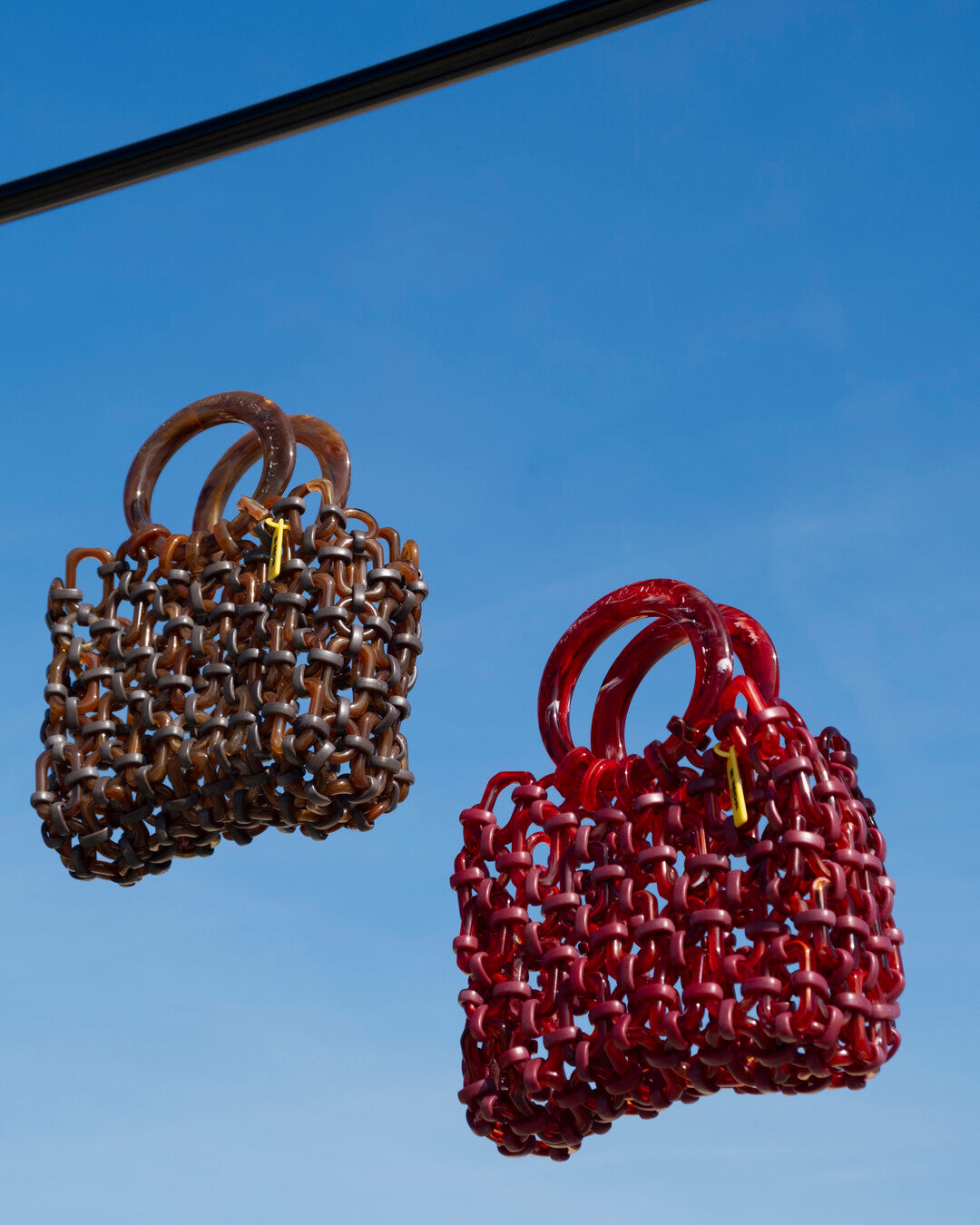 Handmade resin bag - BiMOR Italy