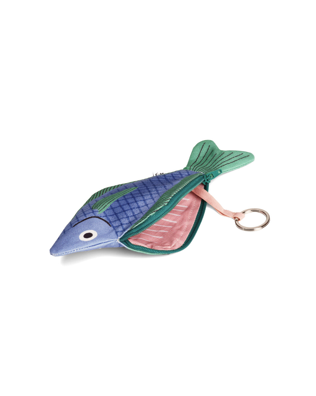 Seabream handmade handcrafted bac purse case textile fun fish ocean