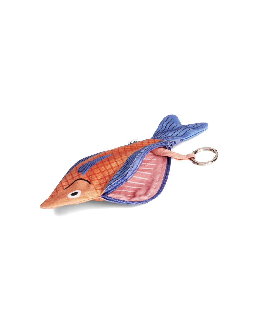 Seabream handmade handcrafted bac purse case textile fun fish ocean