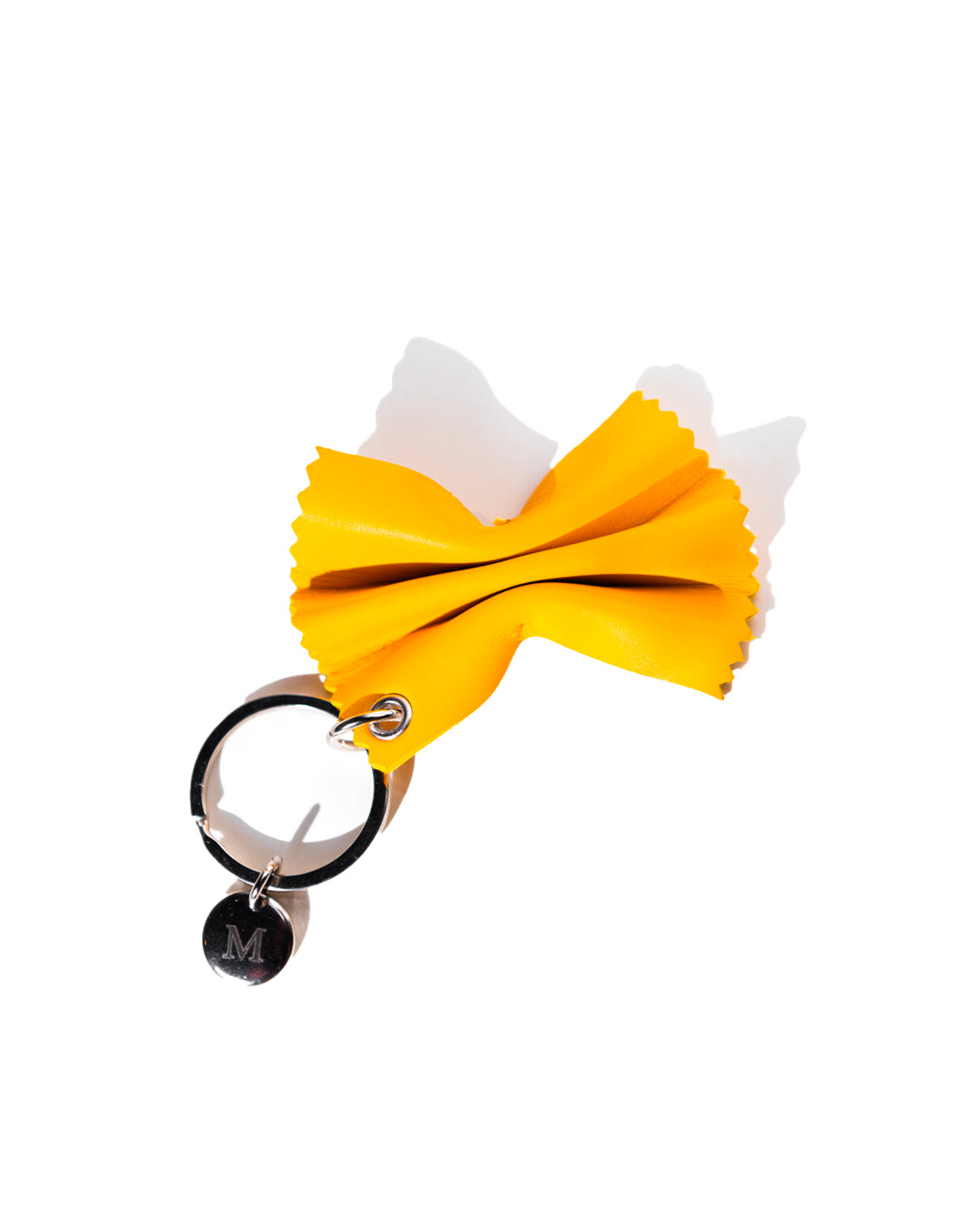 Handmade leather pasta keychain - custom - Double Trouble Bologna
