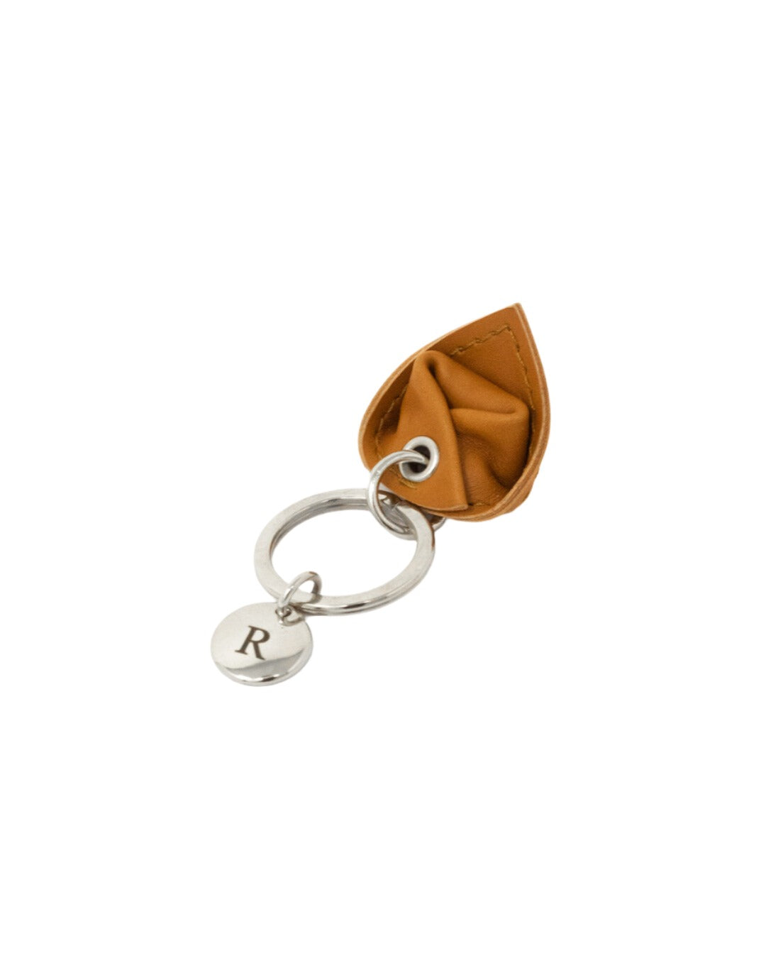 Handmade leather pasta keychain - custom - Double Trouble Bologna