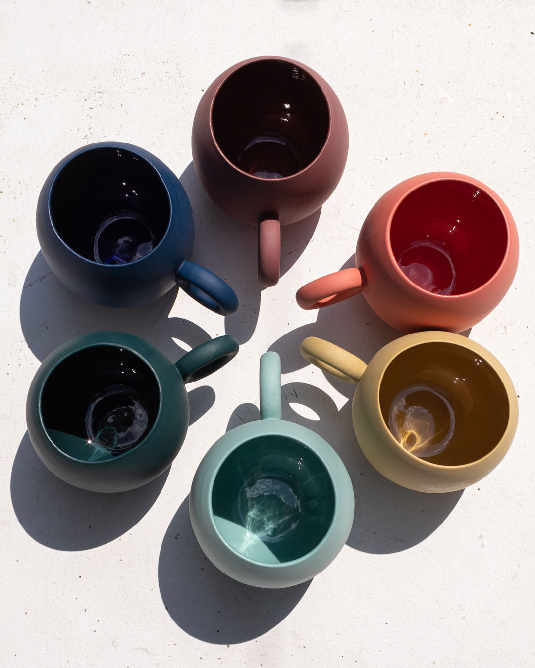 Mug with handle Mixed - Set of 6 Colorful Duarte Galo