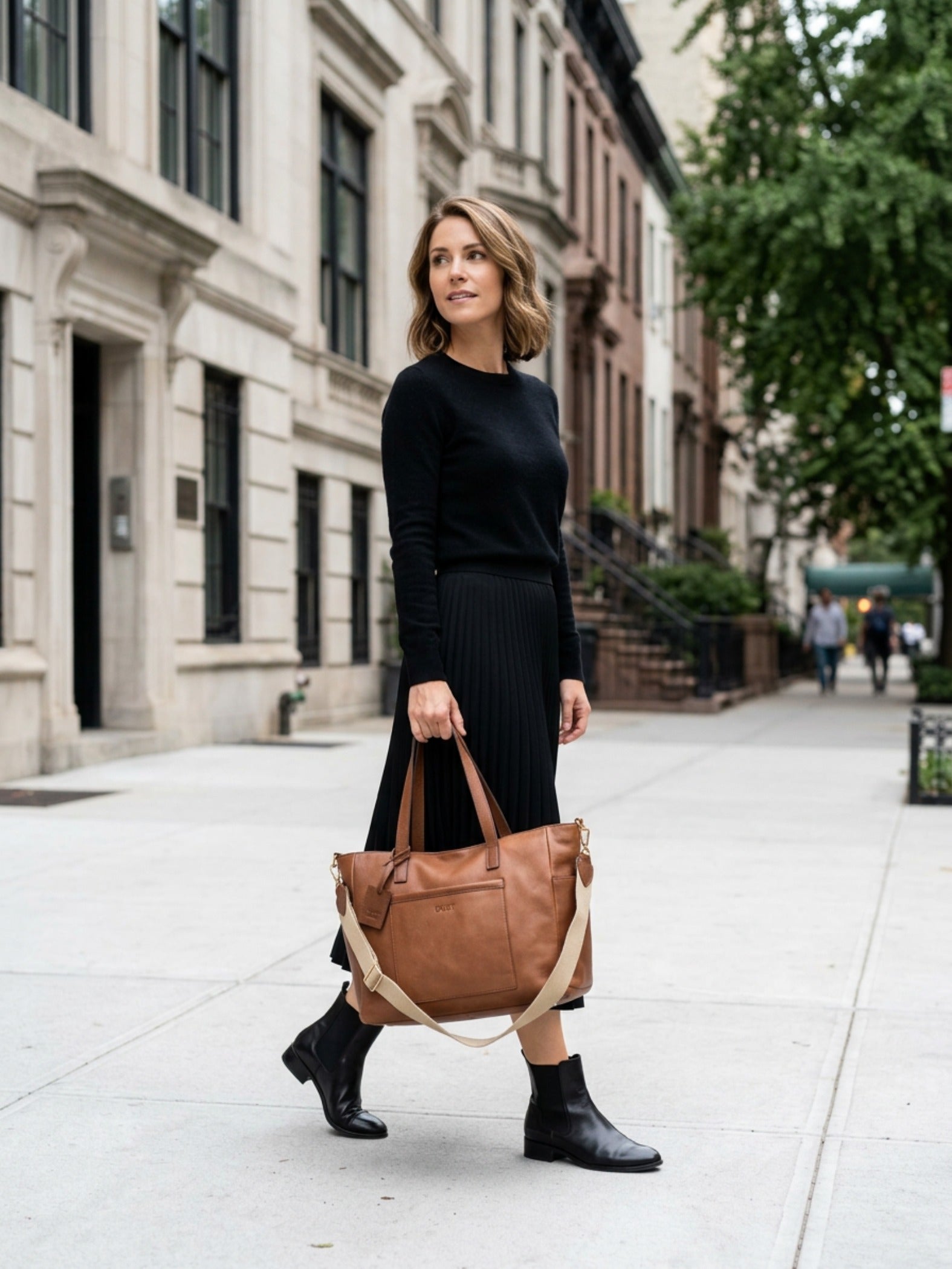 Leather Tote Fifth Avenue Collection