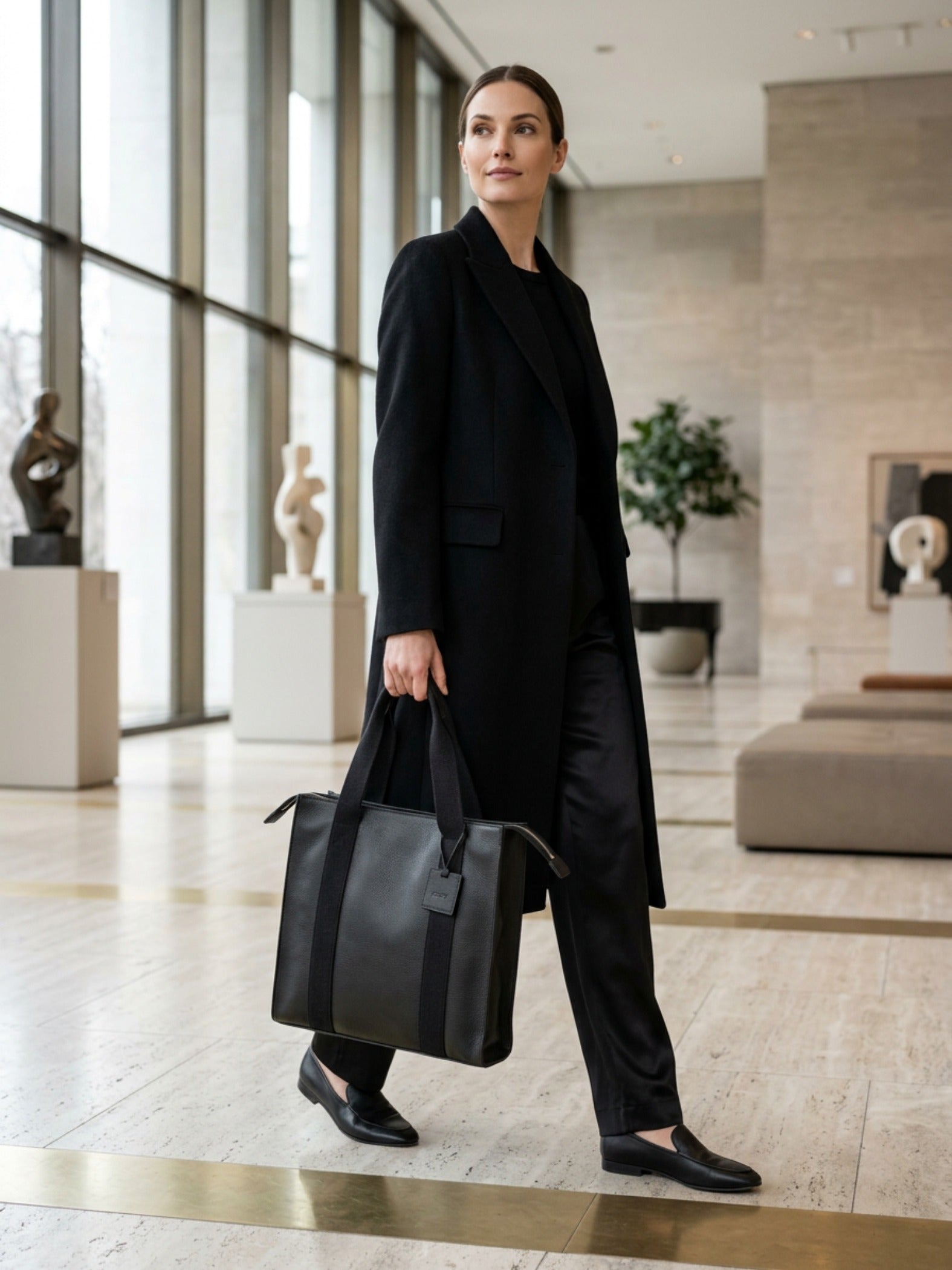 Leather Tote Manhattan Collection