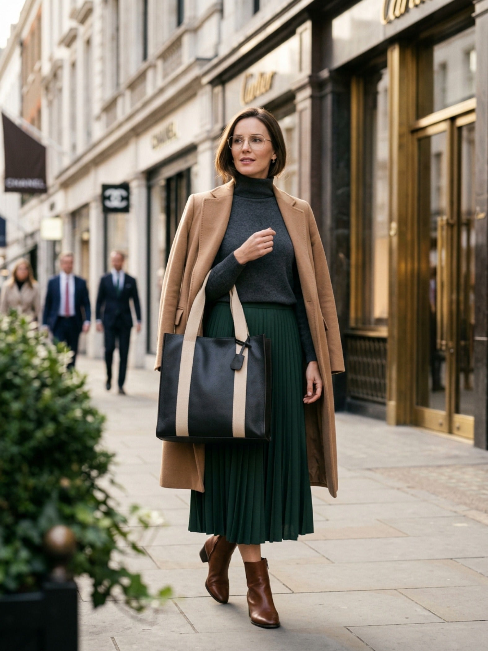 Leather Tote Manhattan Collection