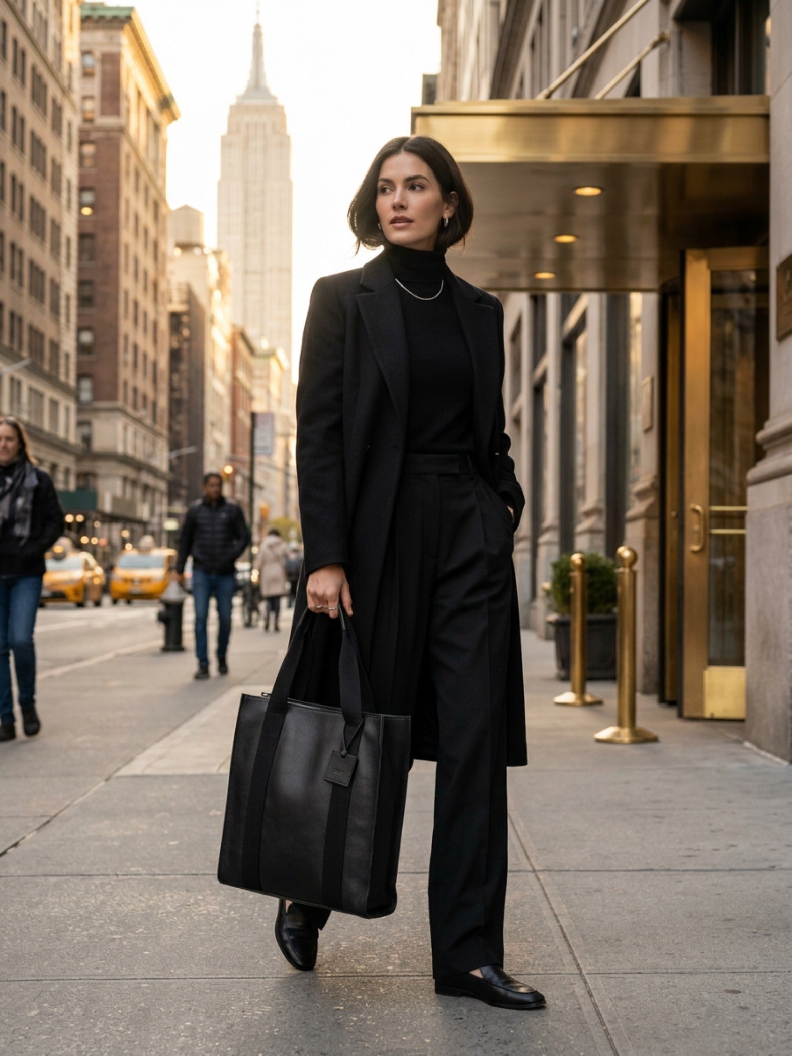 Leather Tote Manhattan Collection