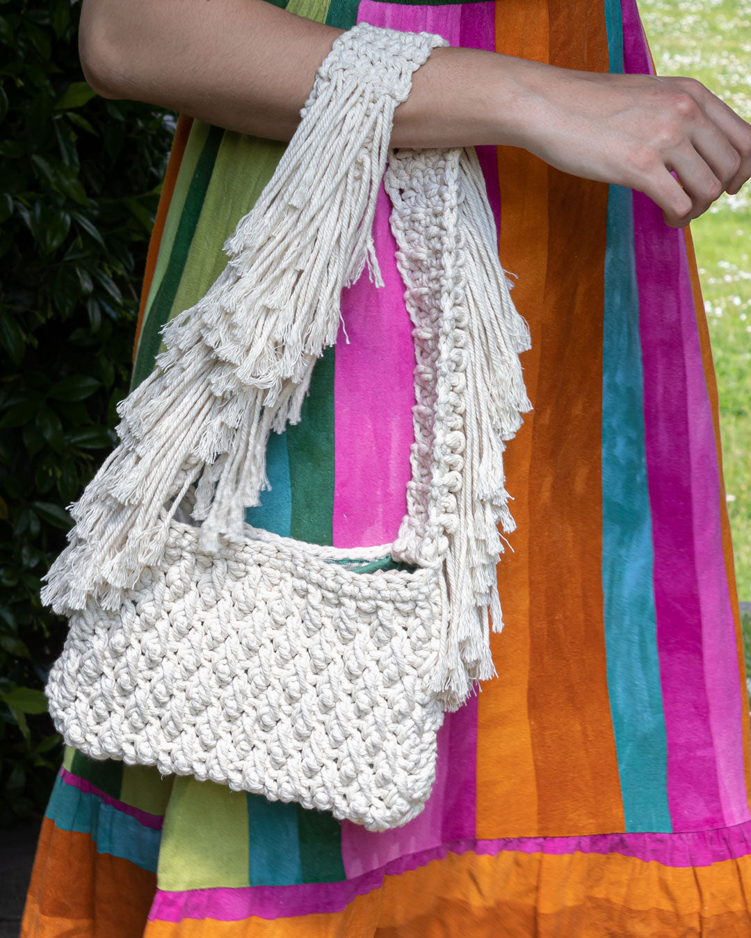 Elli Bag Snow _Elli Vivaldi crochet bag