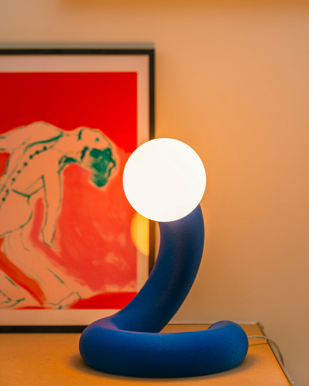 3D printed colorful lamp - Emile Robbrecht