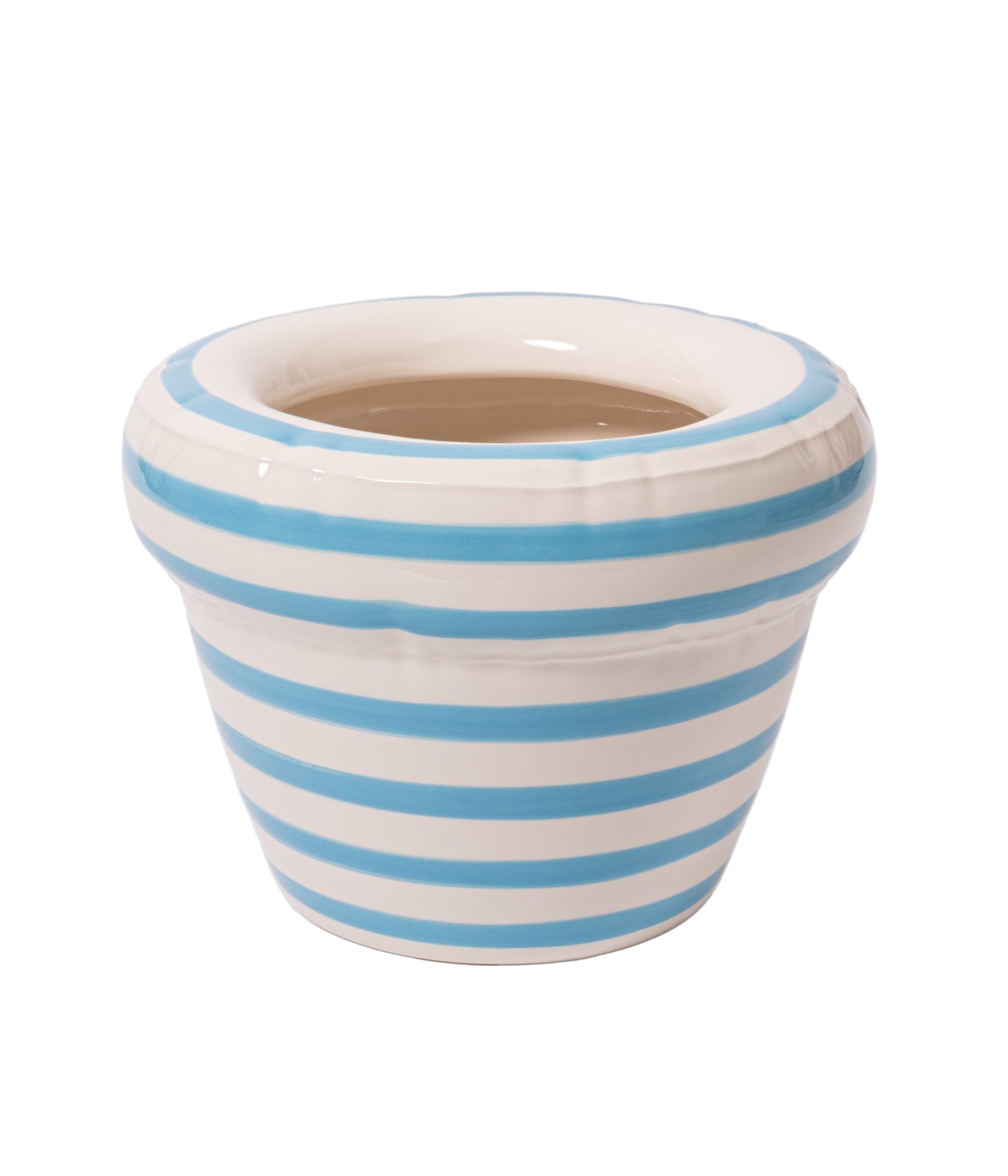 striped planter pot Pierre planter stripes