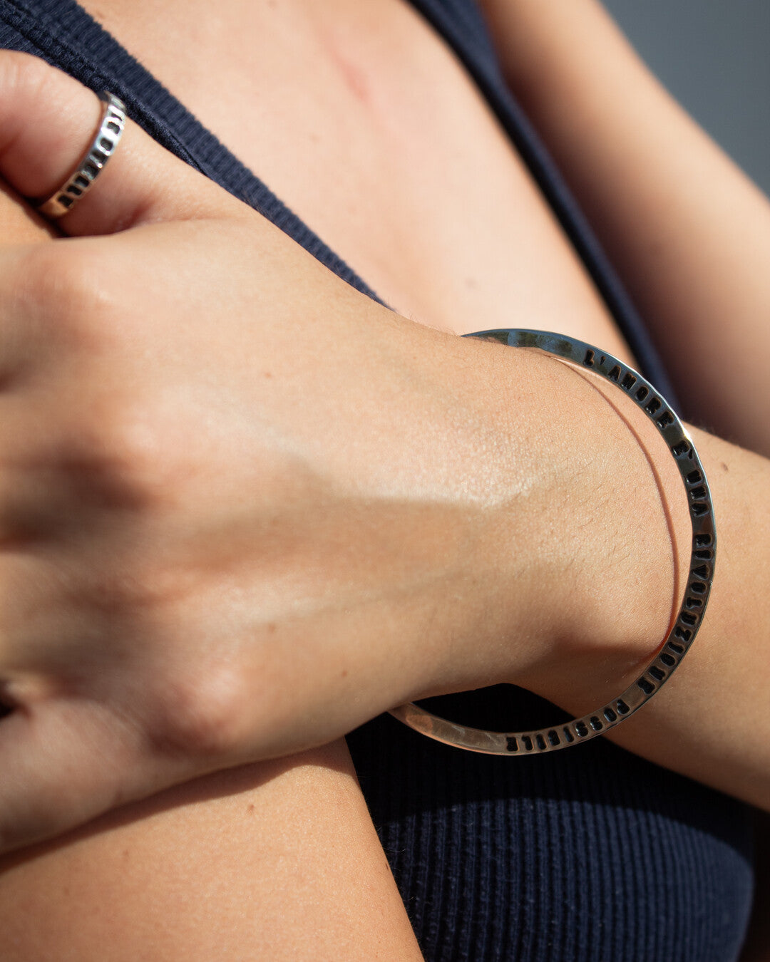 flat bracelet text - Fabio Corsini