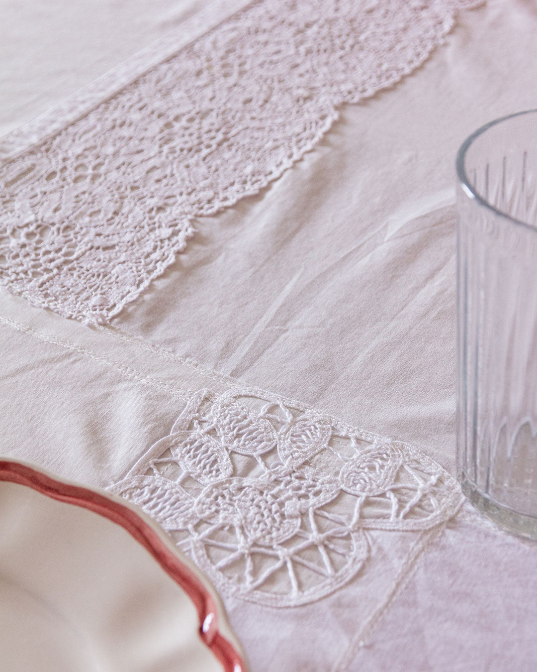 White lace tablecloth cotton Factory Melilli