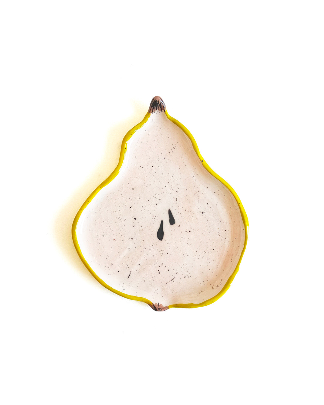 Handmade ceramic pear plate - Federica Massimi