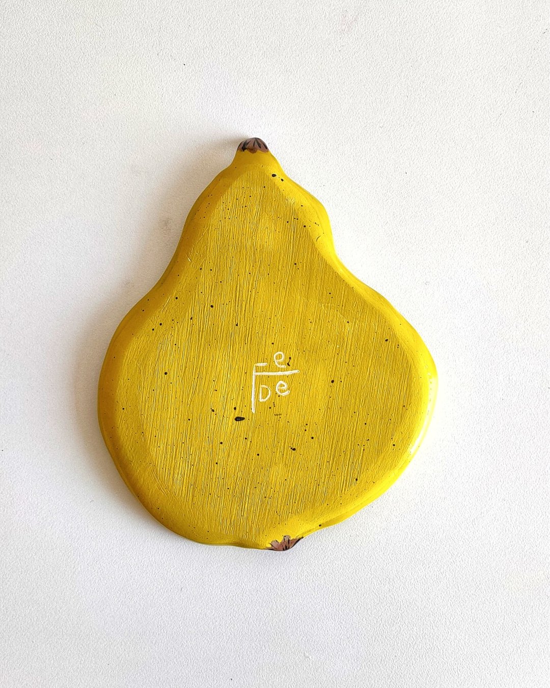 Handmade ceramic pear plate - Federica Massimi