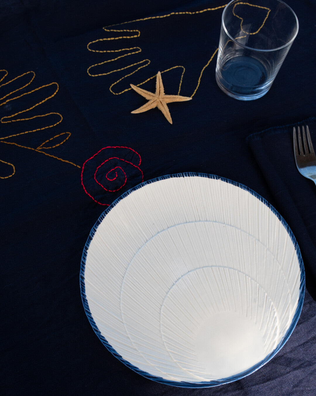 Konkylie dinner plate