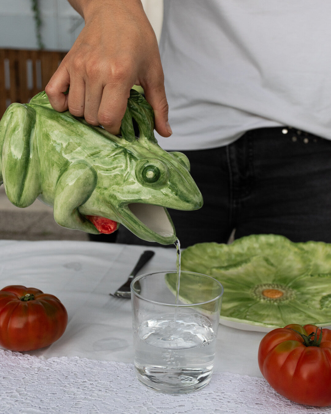 Frog water jug